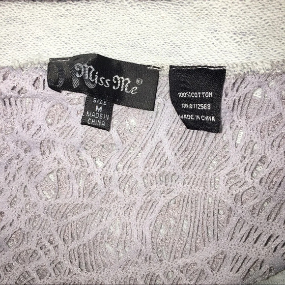 Miss Me medium grey sweatshirt - Picture 5 of 5